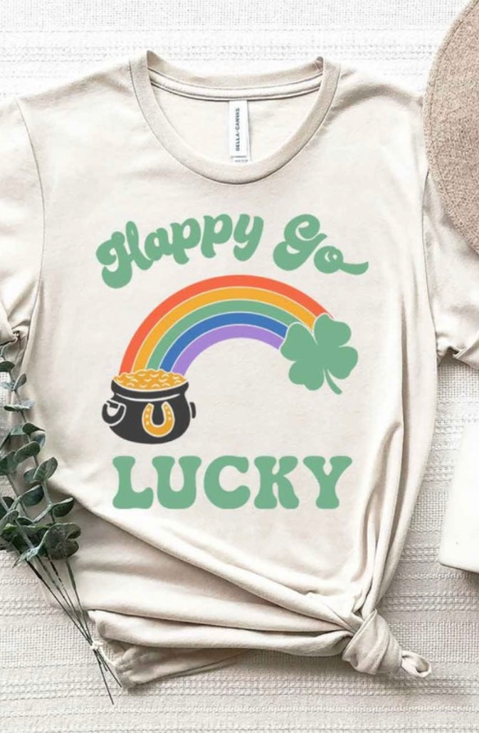 Happy Go Lucky Graphic Tee